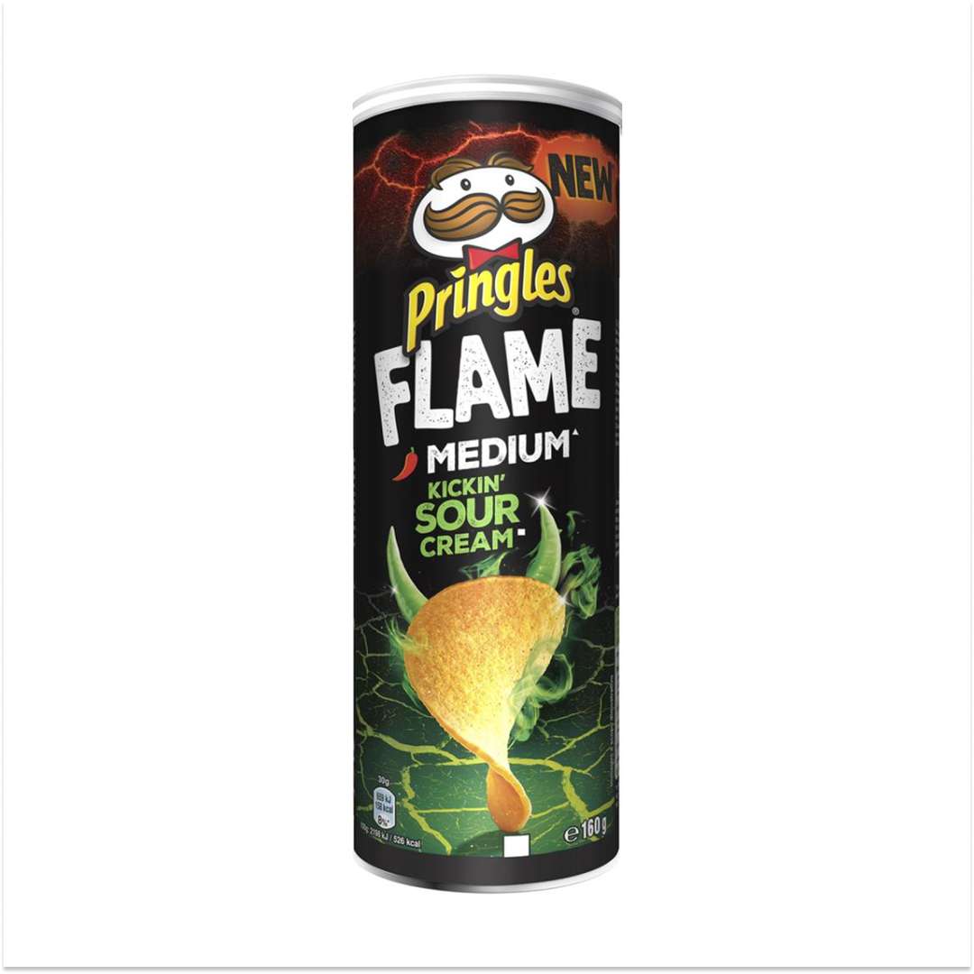 Pringles Flame Sour Cream Spicy